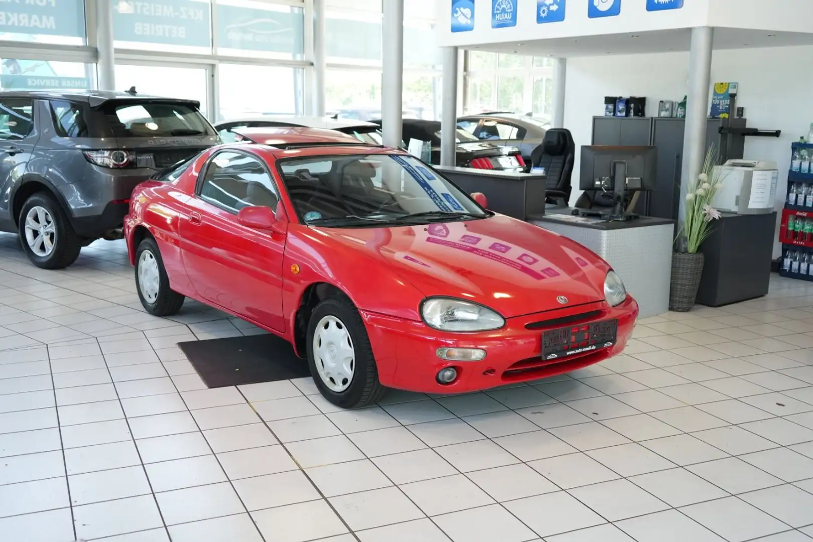 Mazda MX-3 1.6 Automatik *1.Hand *Nur 52tkm *SH-gepfl. Rot - 1