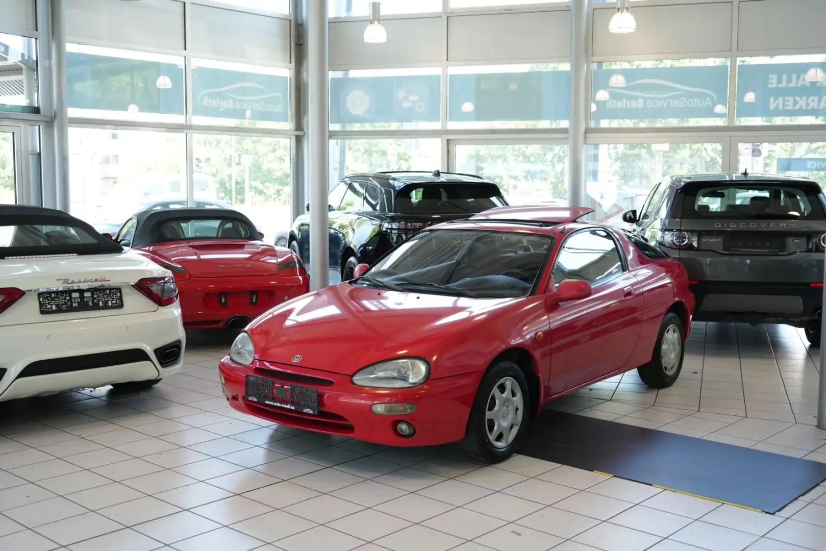 Mazda MX-3 1.6 Automatik *1.Hand *Nur 52tkm *SH-gepfl. Rot - 2