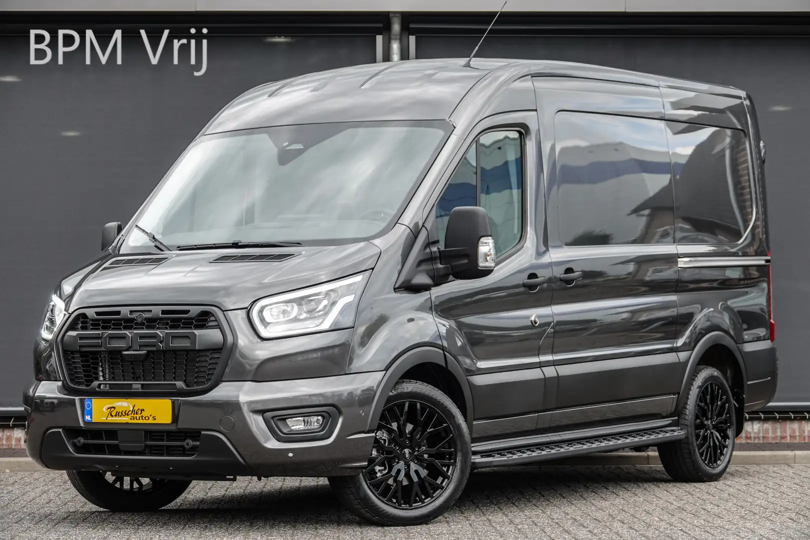 Ford Transit L2H2 | 130Pk A8 Aut. | Raptor Edition | 2x Schuifd Gris - 1