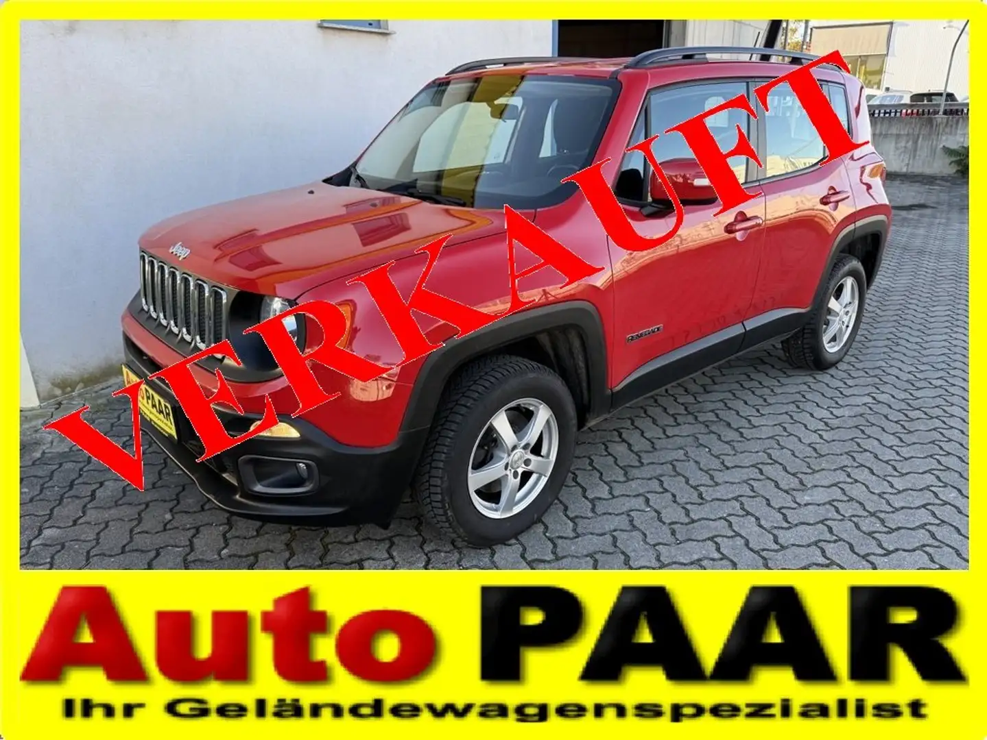 Jeep Renegade Renegade 2,0 CRD 120 Longitude "Allrad" Rot - 1