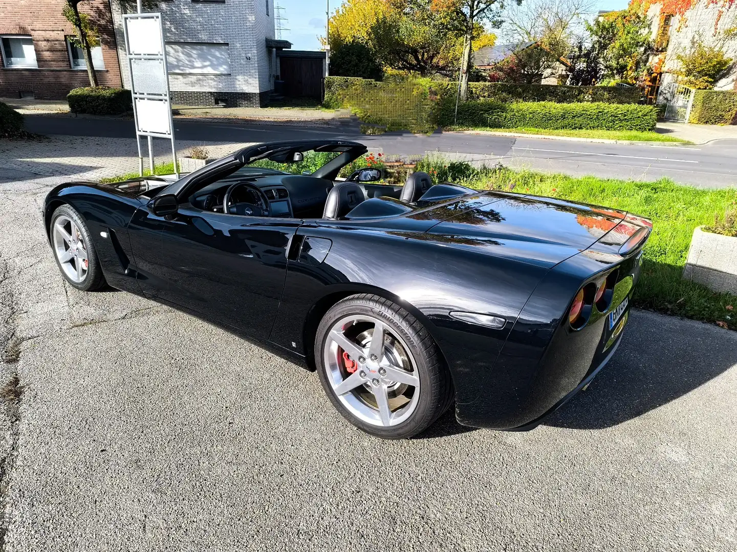 Corvette C6 Convertible Cabrio 6 Gang Automatik, Unfallfrei, Deutsche Erst Schwarz - 2