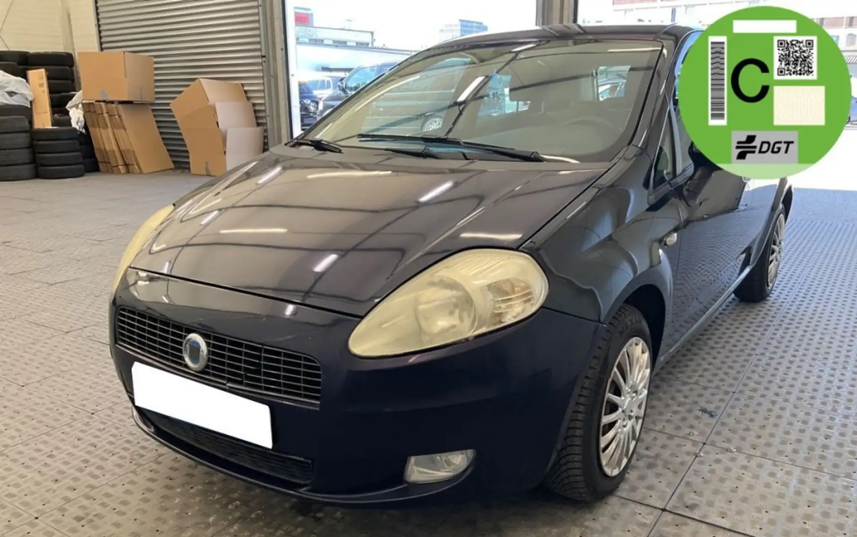 Fiat Grande Punto Berlina Manual de 5 Puertas Azul - 1