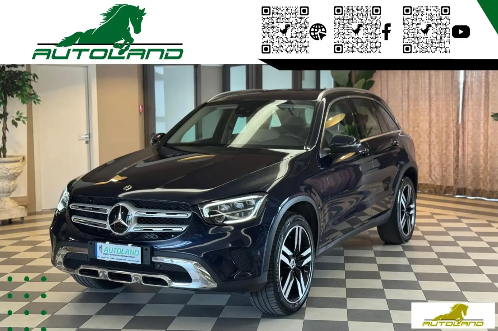 Mercedes-Benz GLC 300 de 4Matic EQ-Power Executive 194CV Crono Tagliandi Blauw - 1