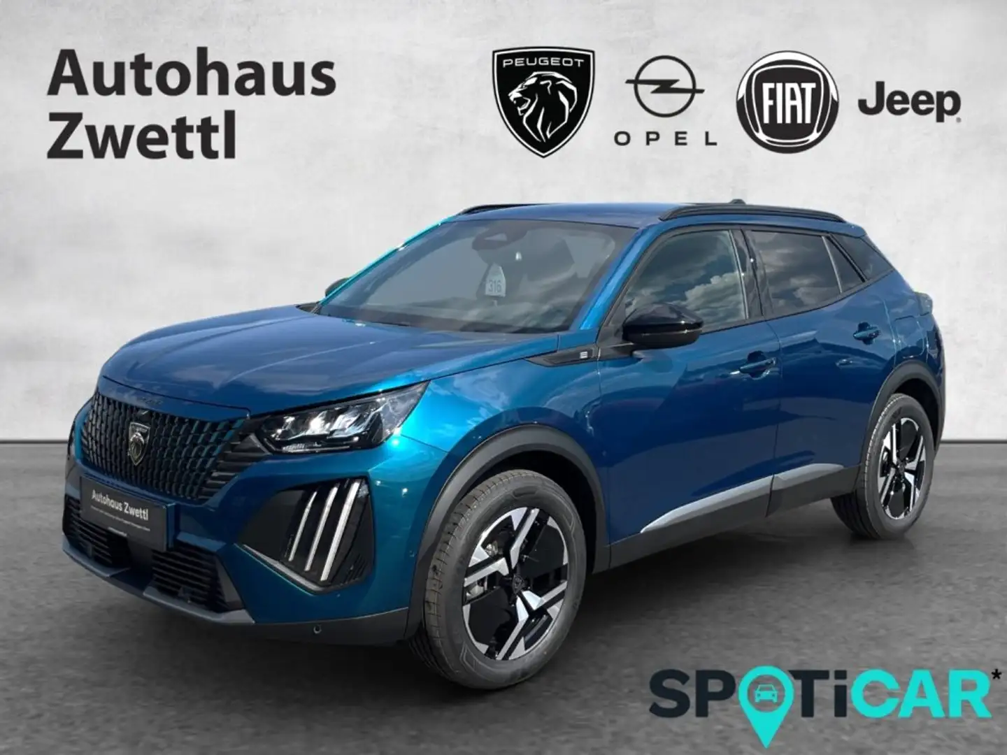 Peugeot 2008 Allure Elektro 156 54 kWh Blau - 1