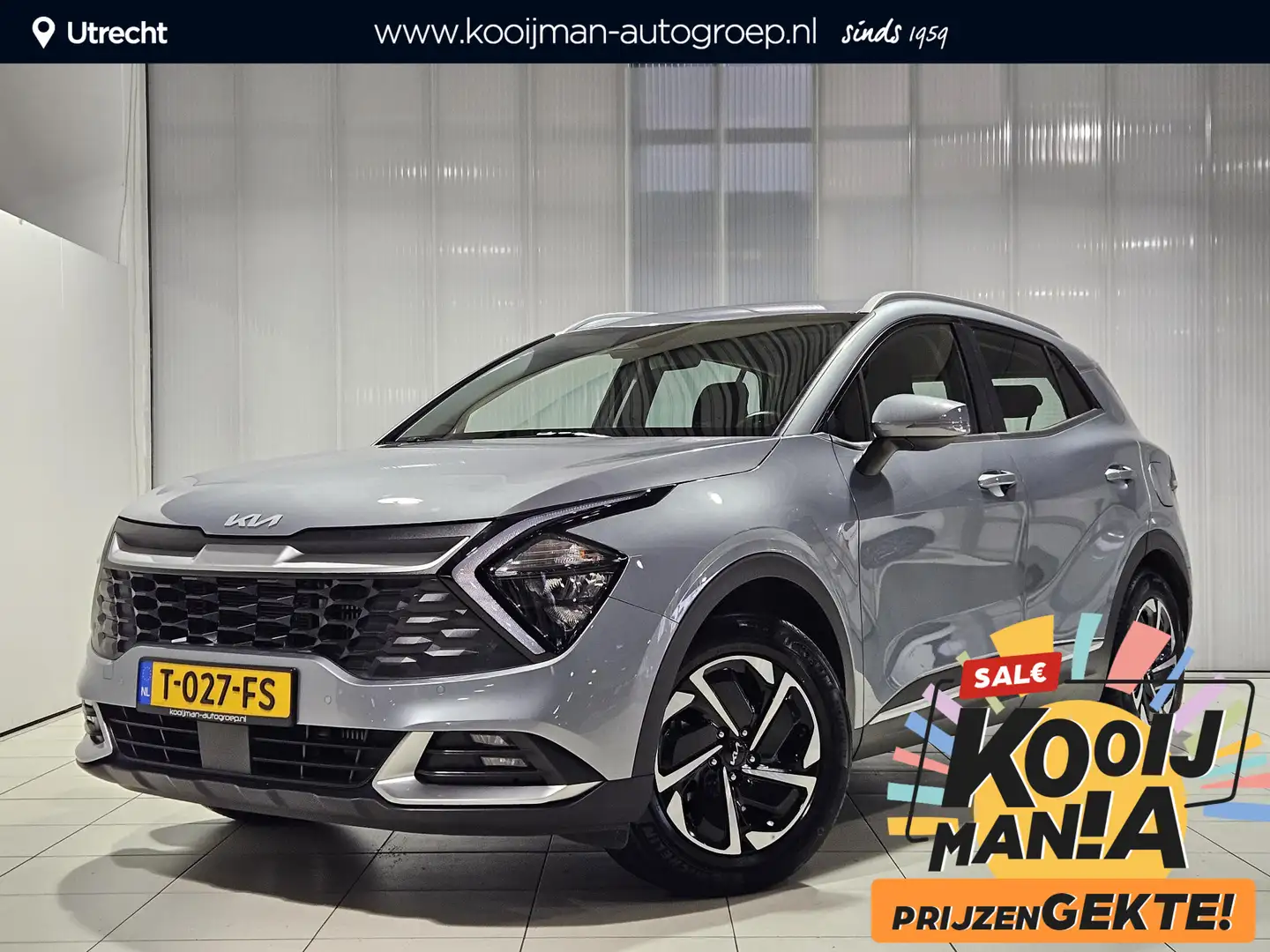 Kia Sportage 1.6 T-GDi MHEV DynamicLine , Trekhaak, Navigatie, Gris - 1