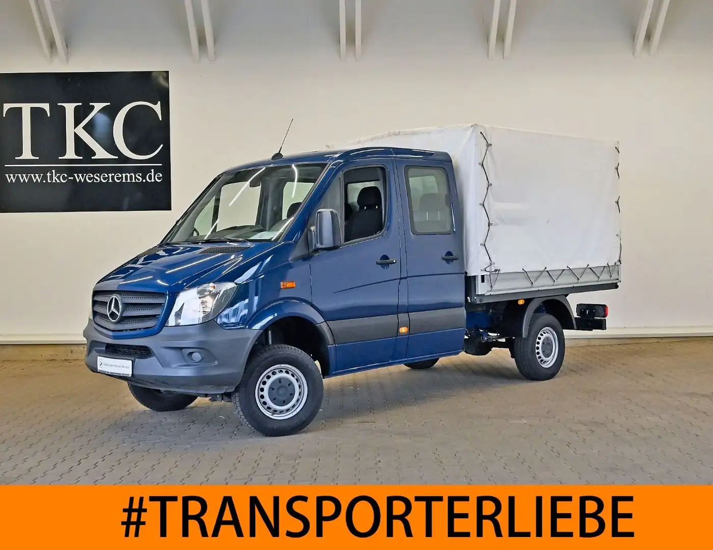Mercedes-Benz Sprinter 316 CDI Doka 4x4 Allrad AHK 3,5t #266 Azul - 1