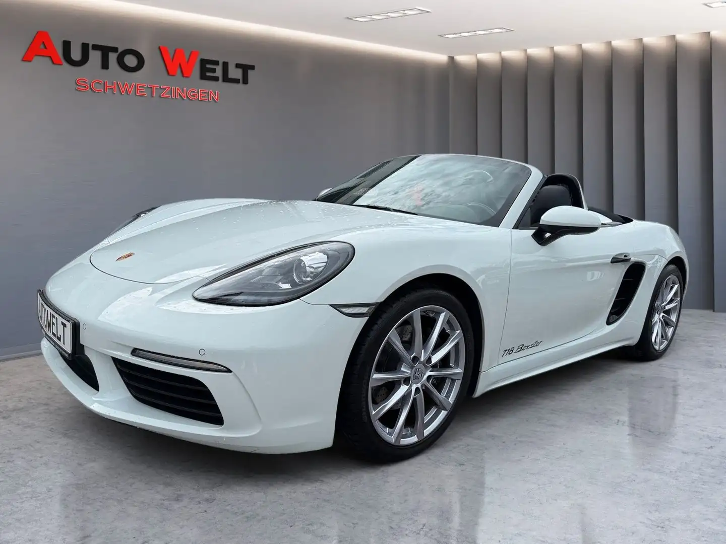 Porsche Boxster 718 Cabrio/1.Hand/Chrono/Kamera/Carbon Weiß - 1