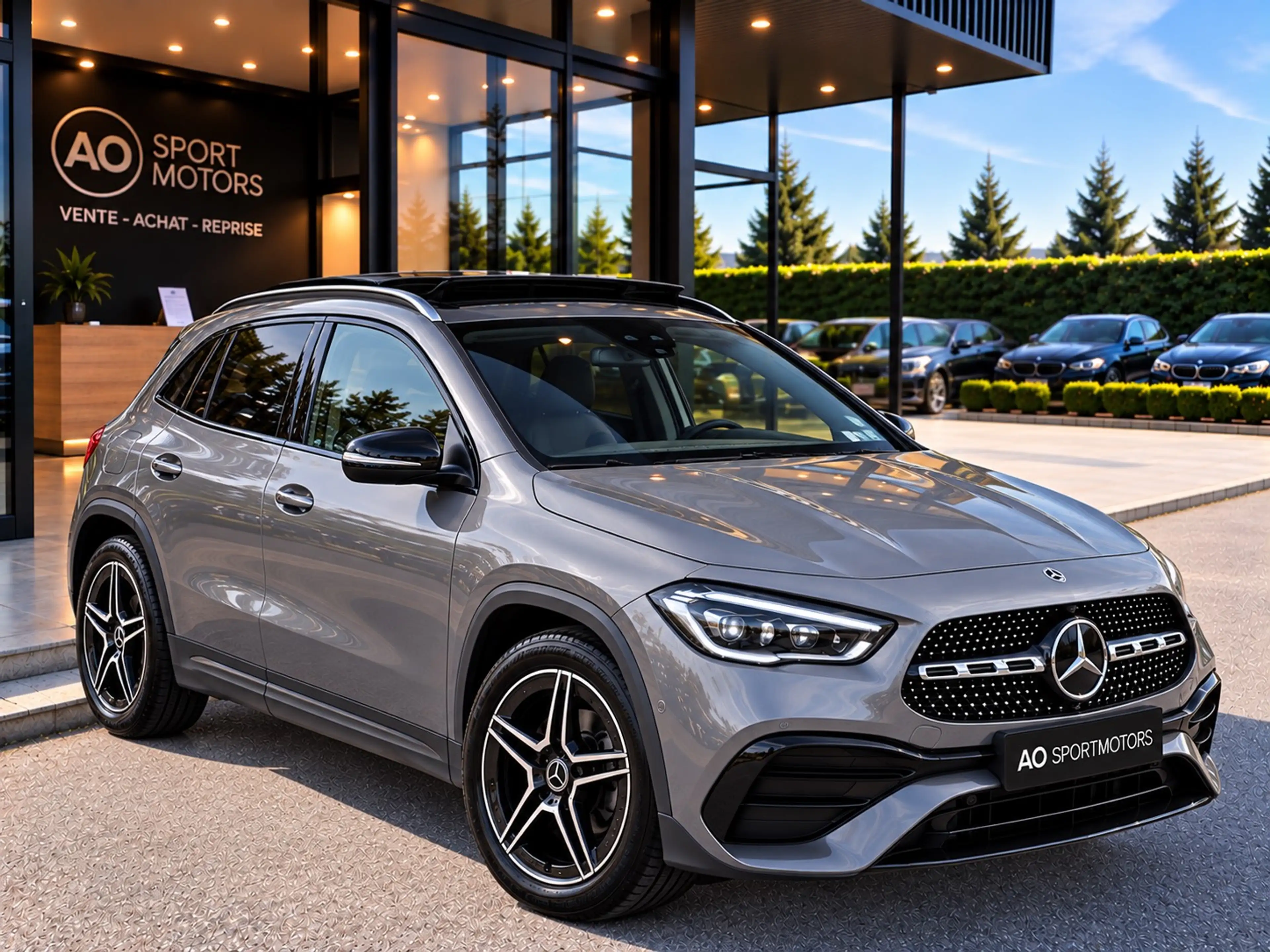 Mercedes-Benz GLA 200 GLA 200 d Pack AMG | Pano| Head Up| Memoir | Night Paket | 1er main | Full Option — photo 3