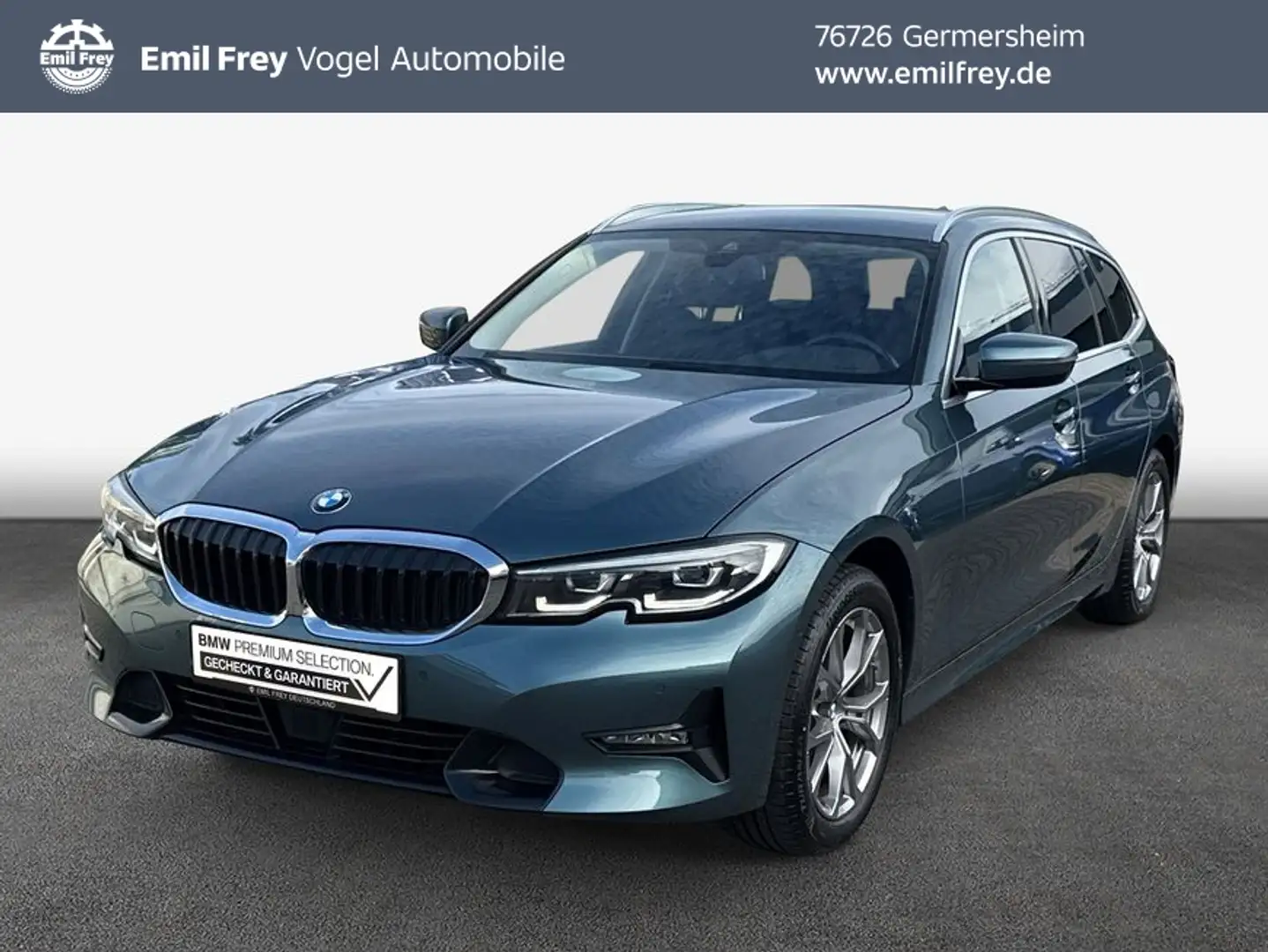 BMW 320 d Touring Aut. Sport Line *LED*HiFi*SHZ* Bleu - 1