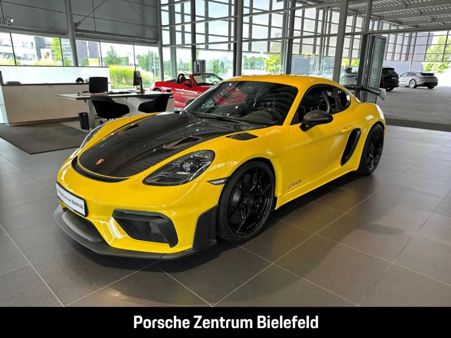 Porsche Cayman GT4 RS Weissach /Lift/Clubsport/Chrono/Bose Geel - 1
