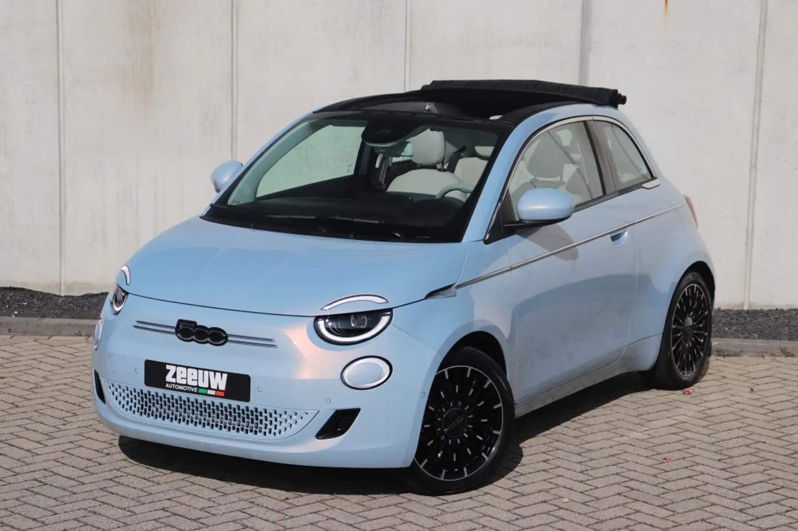 Fiat 500e Cabrio La Prima 42 kWh | Technology | Winter | BTW Blauw - 2