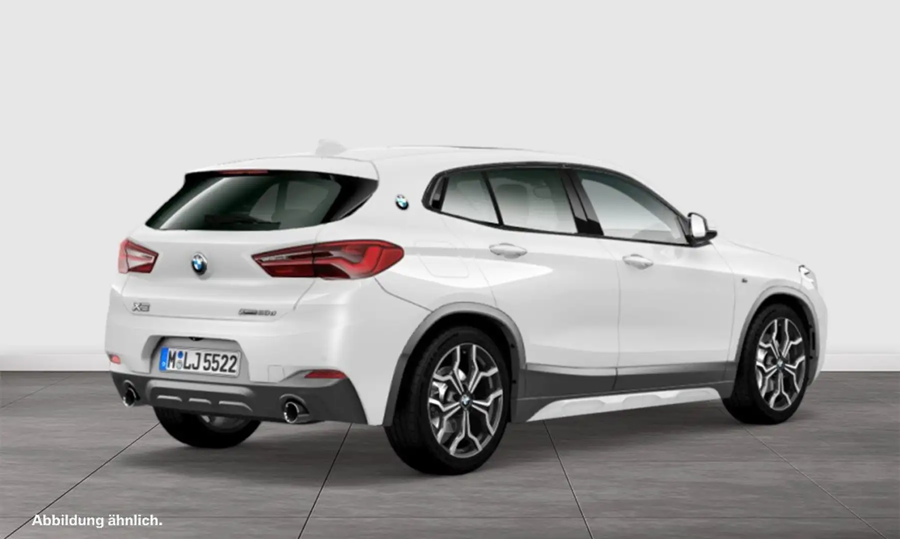 BMW X2 xDrive20d M Sport X Navi Pano Head-Up HiFi LED Shz Weiß - 2