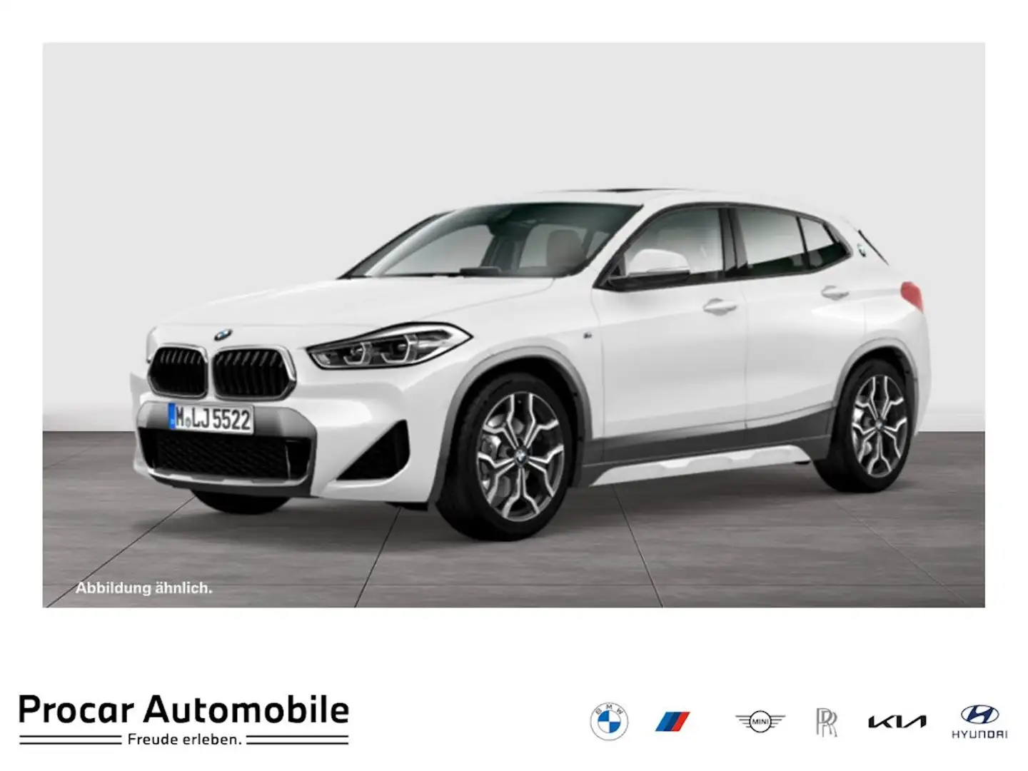 BMW X2 xDrive20d M Sport X Navi Pano Head-Up HiFi LED Shz Weiß - 1