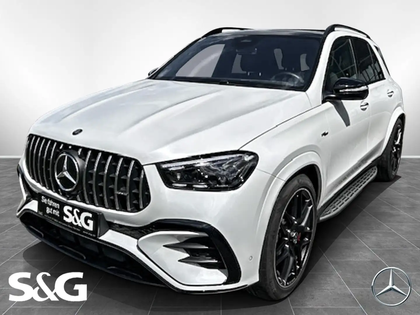 Mercedes-Benz GLE 53 AMG HYBRID 4M+Massage+360°+AHK+HUD+Pano Blanc - 1