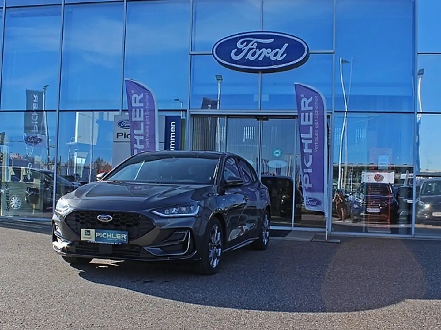 Ford Focus ST-Line X 1,0 Ecob. 125PS VORFÜHRWAGEN AKTION Grau - 1