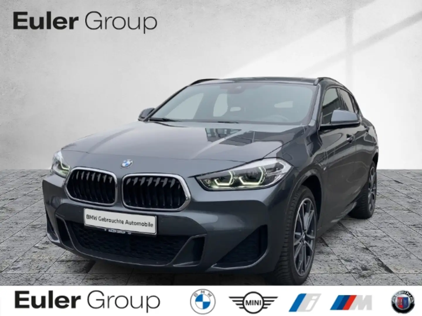 BMW X2 xDr 25e M-Sport Navi+ HUD DA Pano Leder LED Kamera Gris - 1