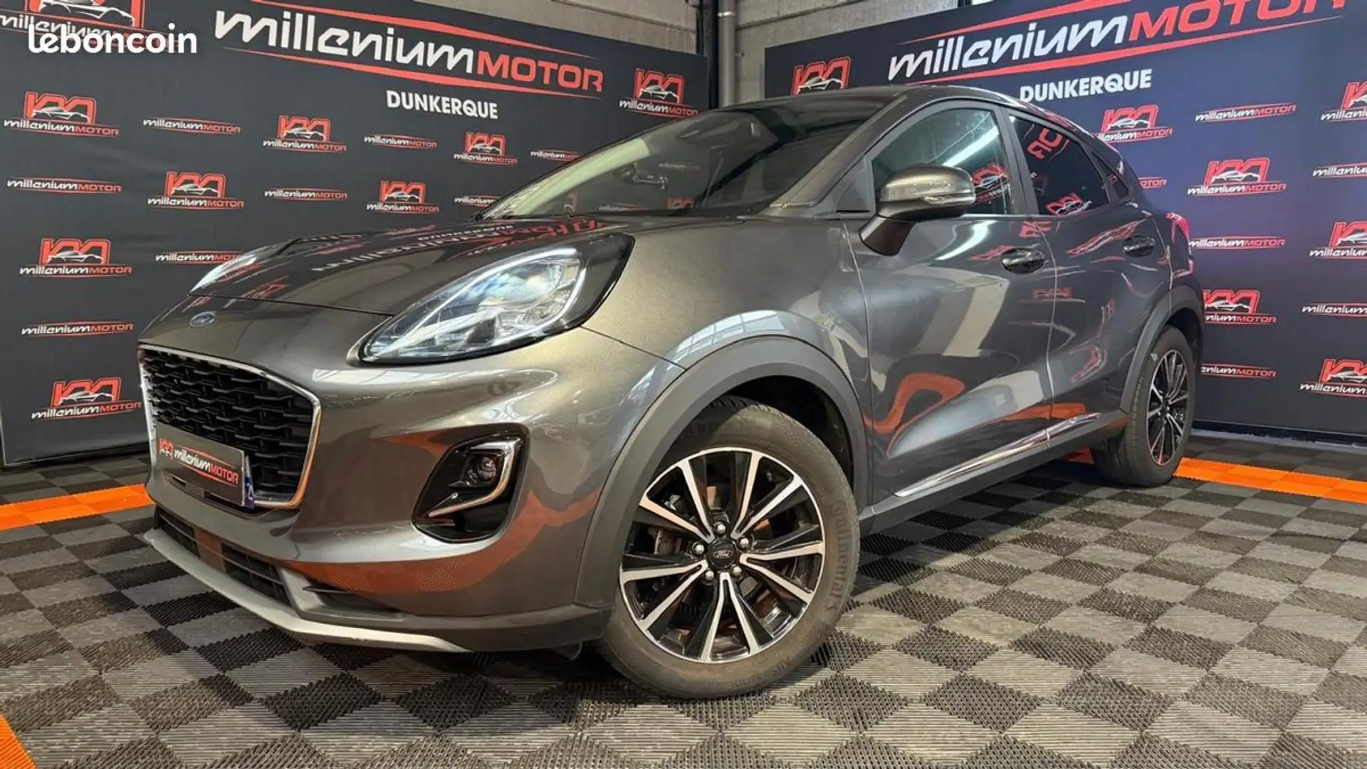 Ford Puma titanium 1.0 ecoboost mhev 125 CV garantie 6 mois Gris - 1