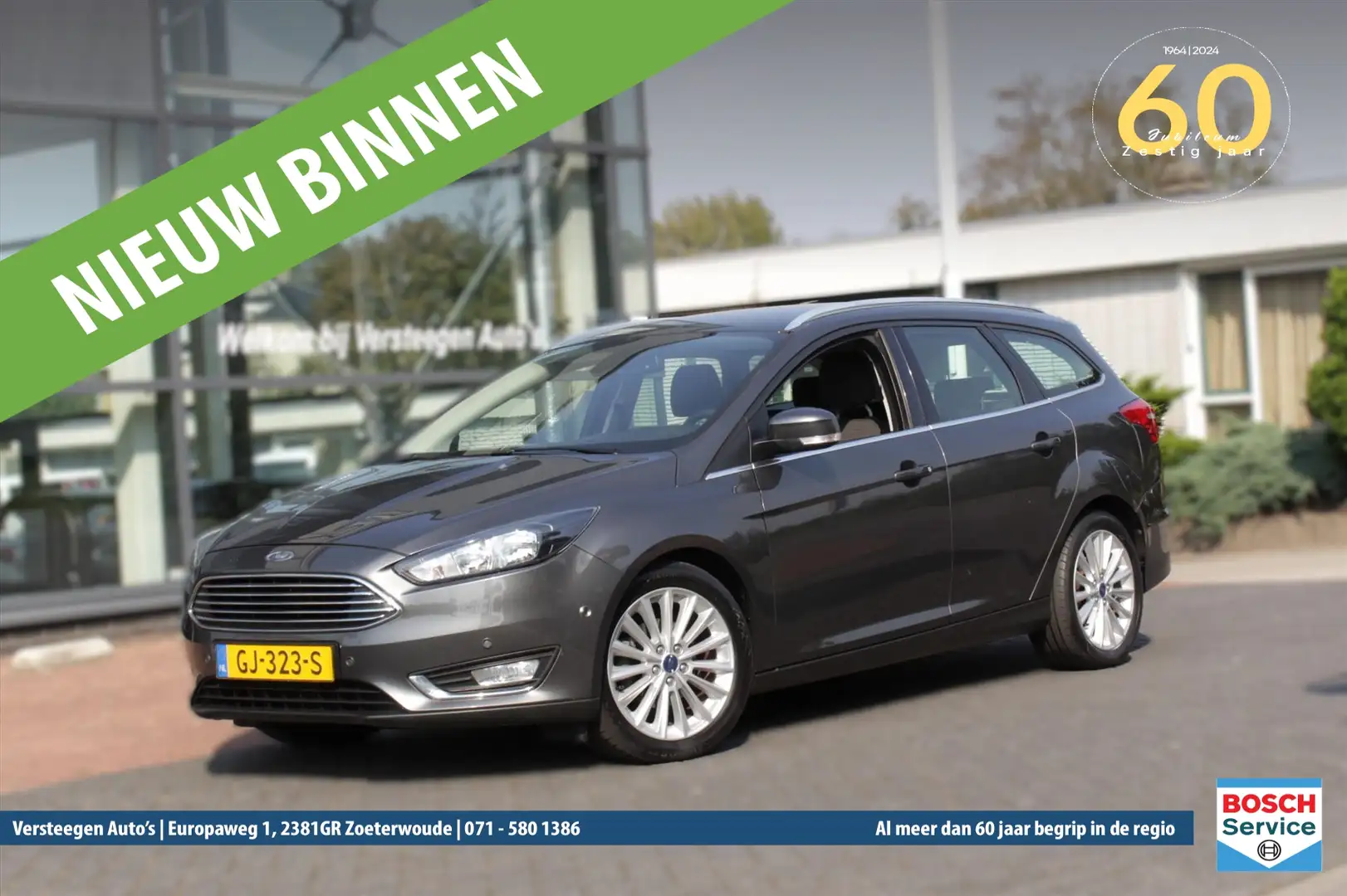 Ford Focus Wagon 1.0 EcoBoost 125pk Titanium Edition Grau - 1