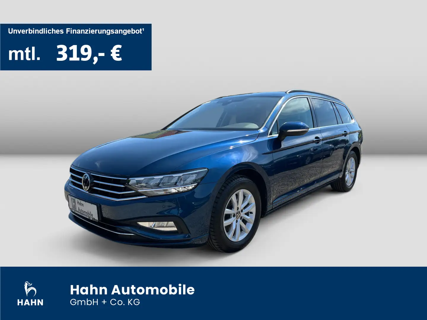 Volkswagen Passat Variant 2.0TDI DSG Business LED AHK CAM Blauw - 1