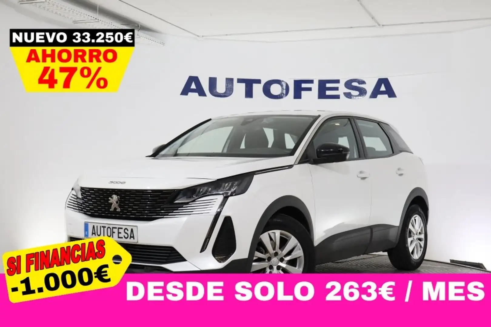 Peugeot 3008 1.2 130CV AUTO ACTIVE PACK 5P # IVA DEDUCIBLE, NAV Blanco - 1