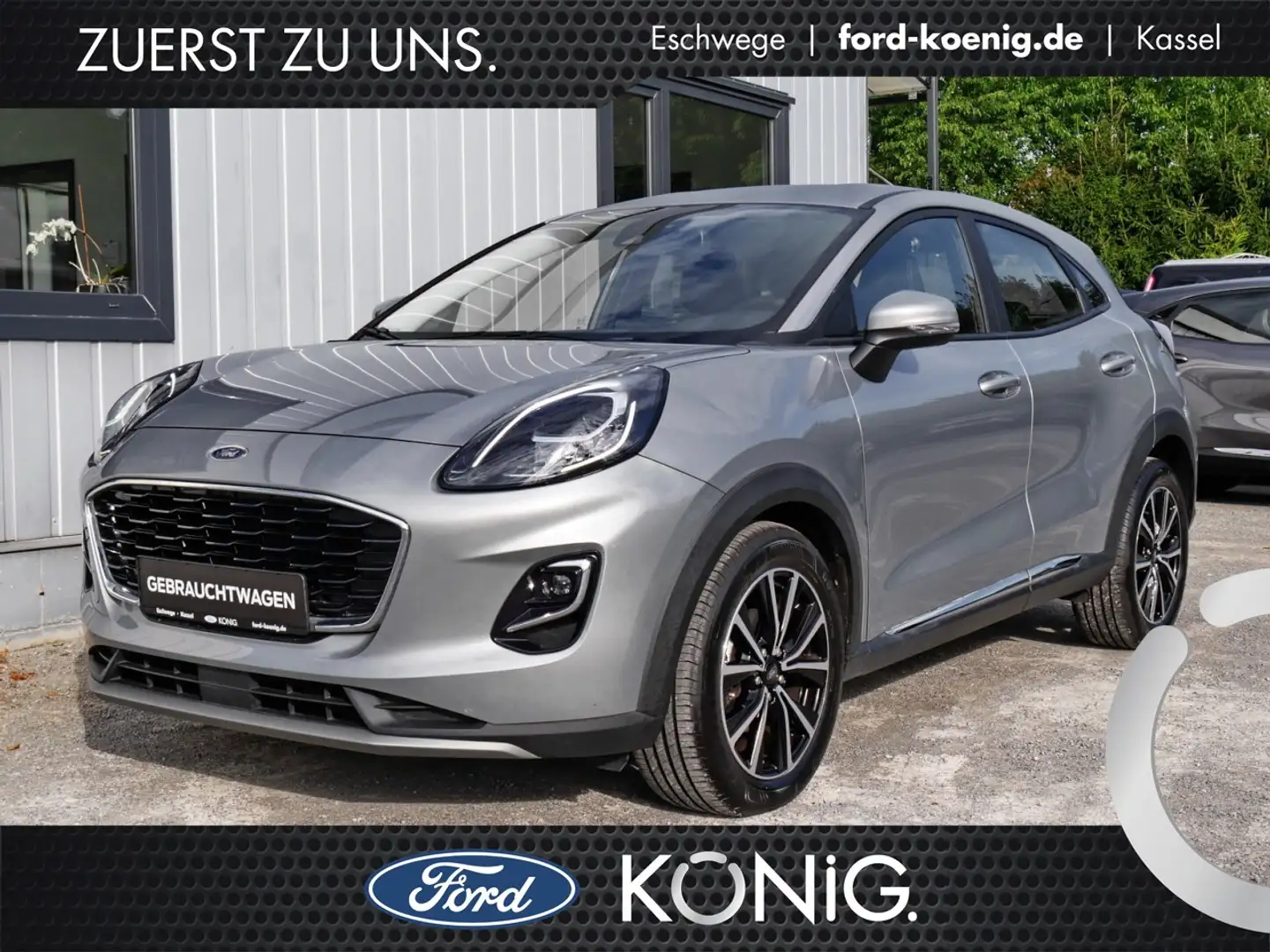 Ford Puma Titanium MildHybrid Navi+Klimaautomatik+Alu Klima Argent - 1