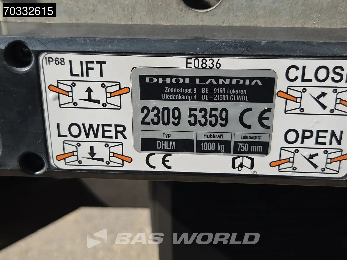 Iveco Daily 70C21 Automatik 1000KG Ladebordwand Dop Weiß - 2