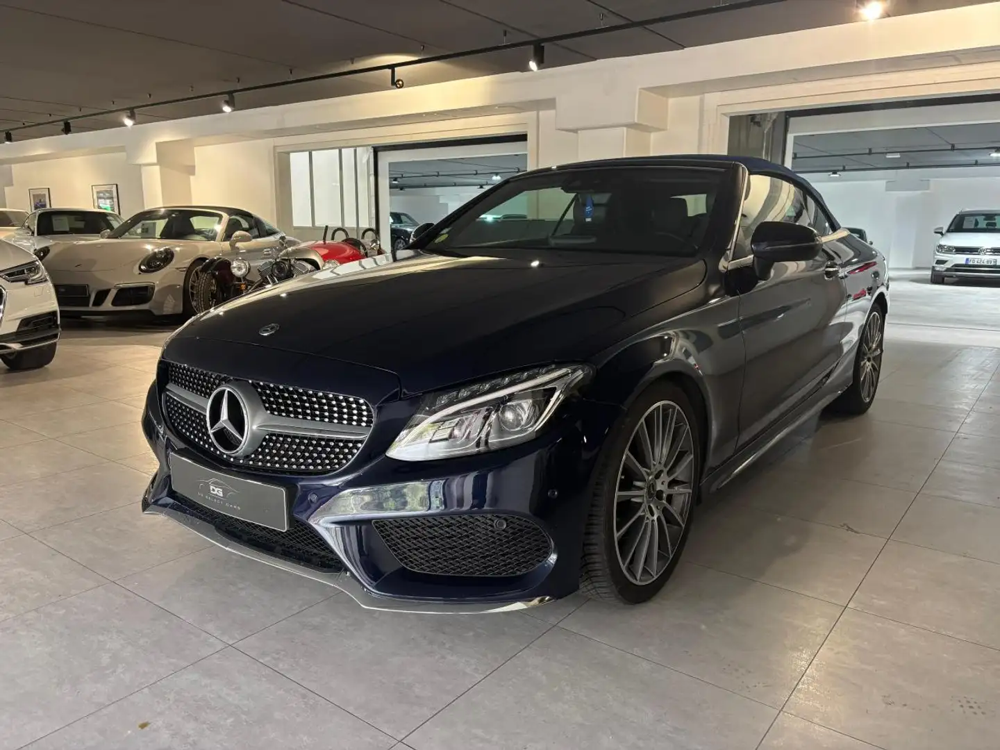 Mercedes-Benz C 220 Cabriolet C 220 d - BVA 9G-Tronic CABRIOLET - BM 205 Sportline - BVA PHASE 1 Bleu - 1