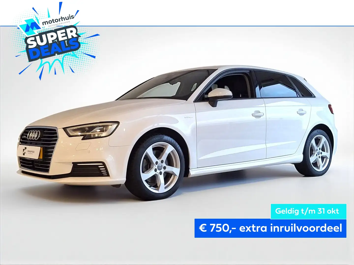 Audi A3 Sportback 1.4 TFSI 204pk PHEV Sport AUTOMAAT VIRTU Wit - 1