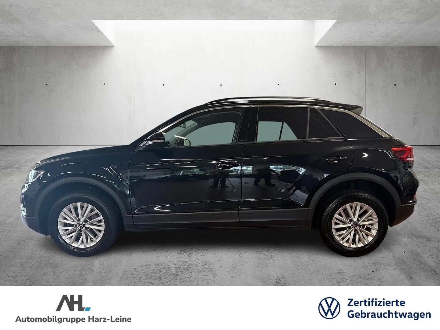 Volkswagen T-Roc 1.0 TSI Life Navi LED DAB+ SHZ App-Connect Schwarz - 2