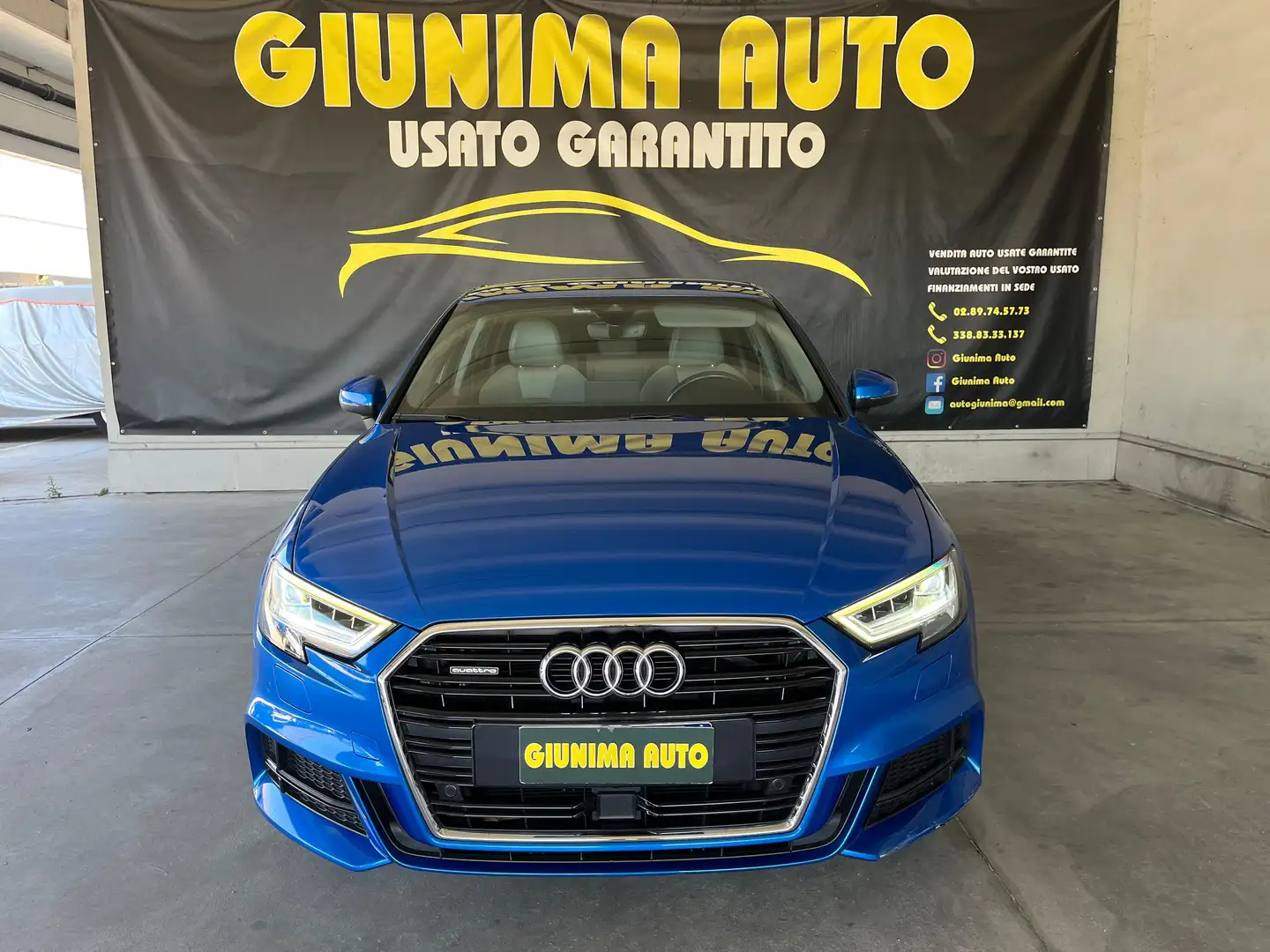Audi A3 A3 4x4 Sportback 40 2.0 tdi Sport 184cv s-tronic Bleu - 2