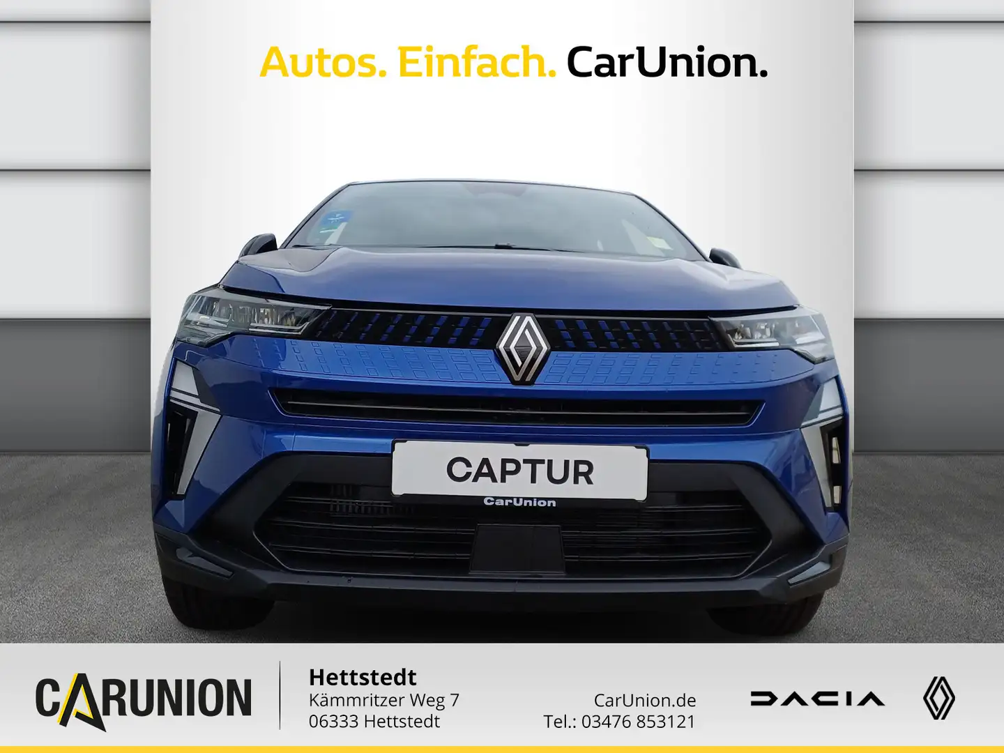 Renault Captur Techno Mild Hybrid 160 EDC Blau - 2