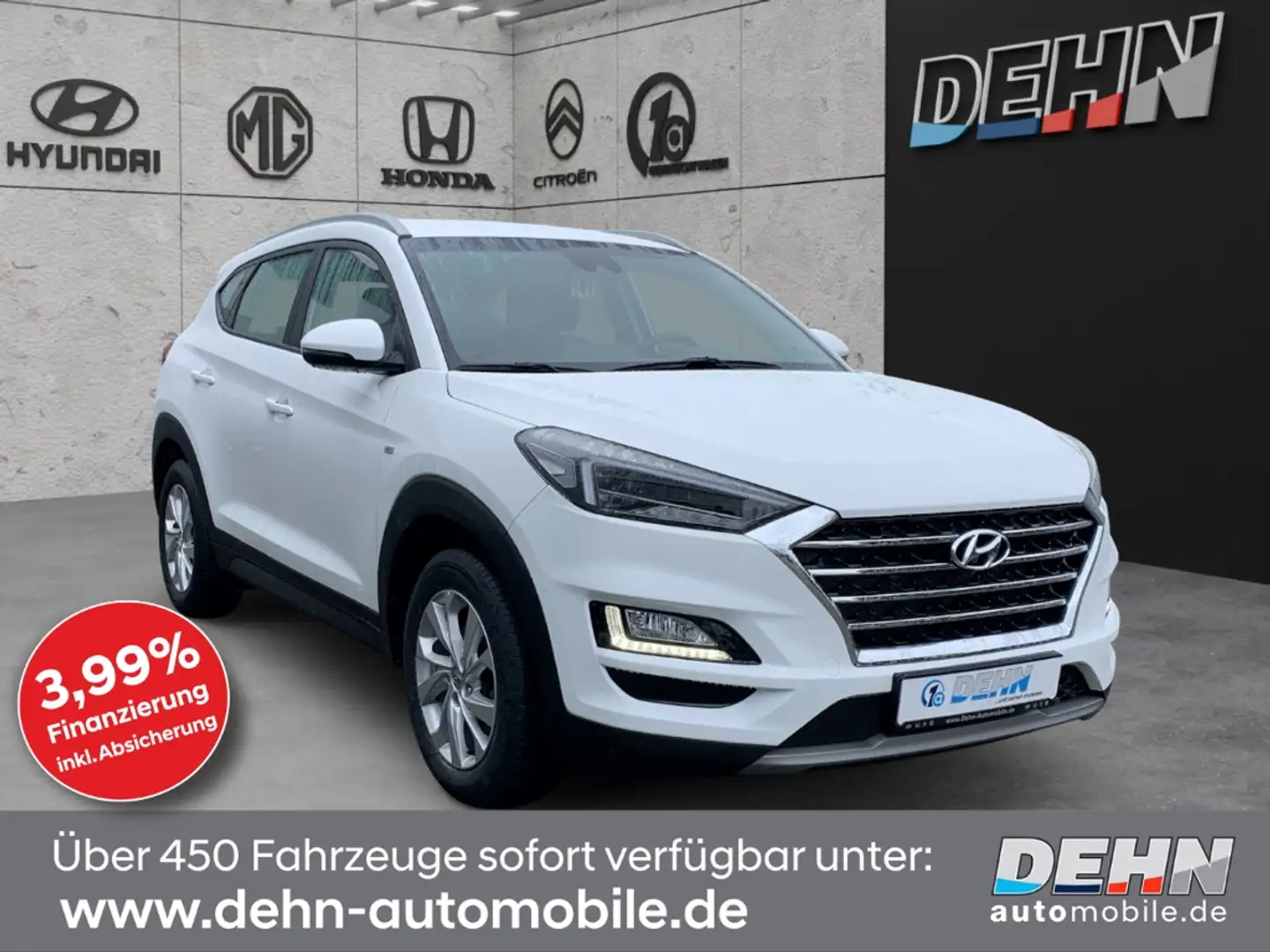 Hyundai TUCSON Trend 2WD 7-DCT 1.6 CRDi +48V Navi/LED Blanc - 1