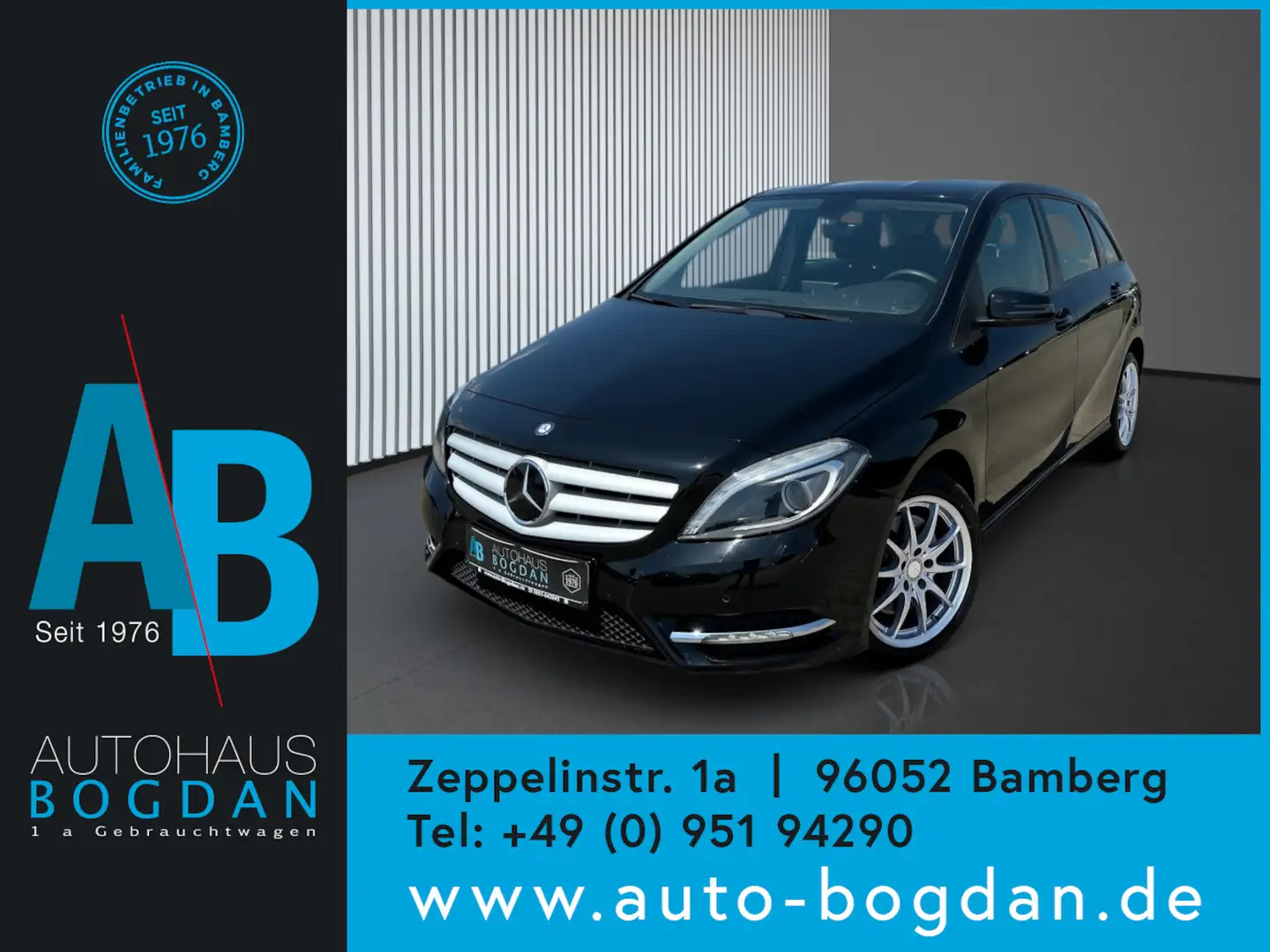 Mercedes-Benz B 250 Automatik BiXenon*Navi*Tempomat*PDC*Leder Zwart - 1