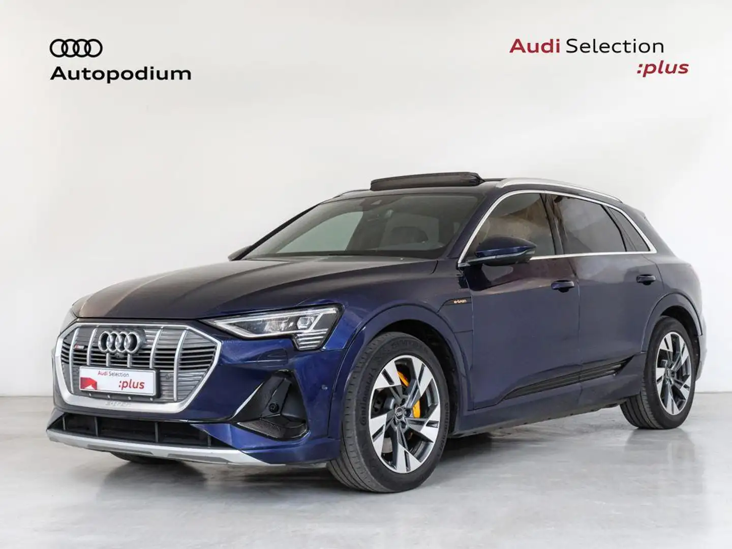Audi e-tron 50 quattro S line Bleu - 1