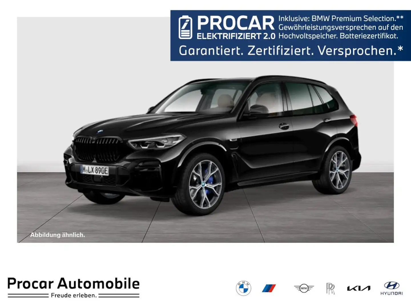 BMW X5 xDrive45e M Sport ACC AHK NAVI Standh. LED Schwarz - 1