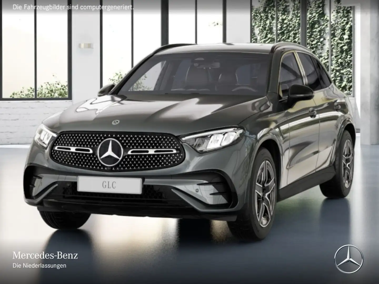 Mercedes-Benz GLC 220 d 4M AMG+NIGHT+AHK+LED+KAMERA+KEYLESS+9G Grau - 2