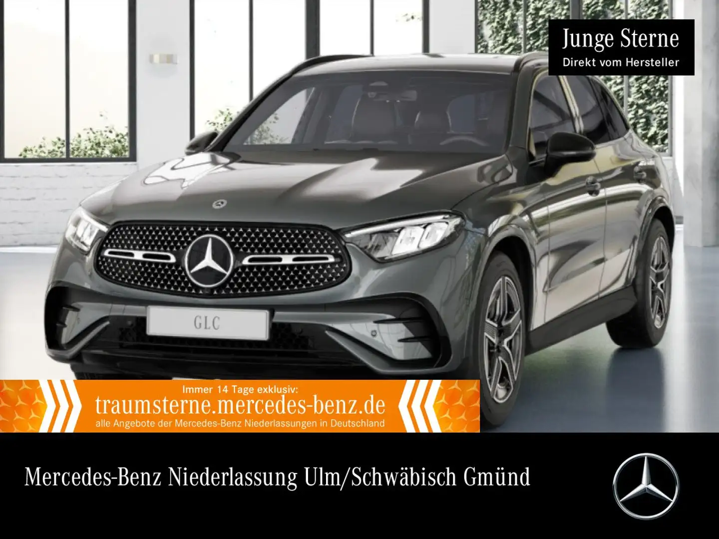 Mercedes-Benz GLC 220 d 4M AMG+NIGHT+AHK+LED+KAMERA+KEYLESS+9G Grau - 1