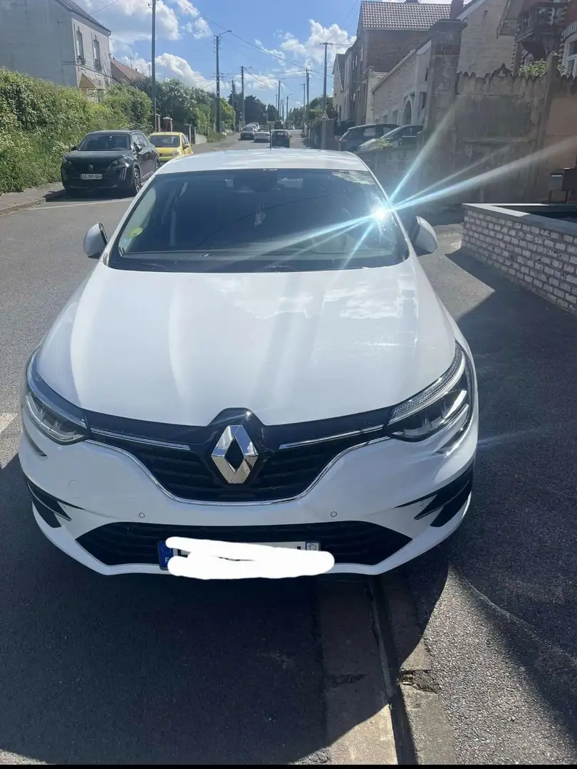 Renault Megane MEGANE IV SOCIETE BLUE DCI 115 AIR NAV 2P Blanc - 1