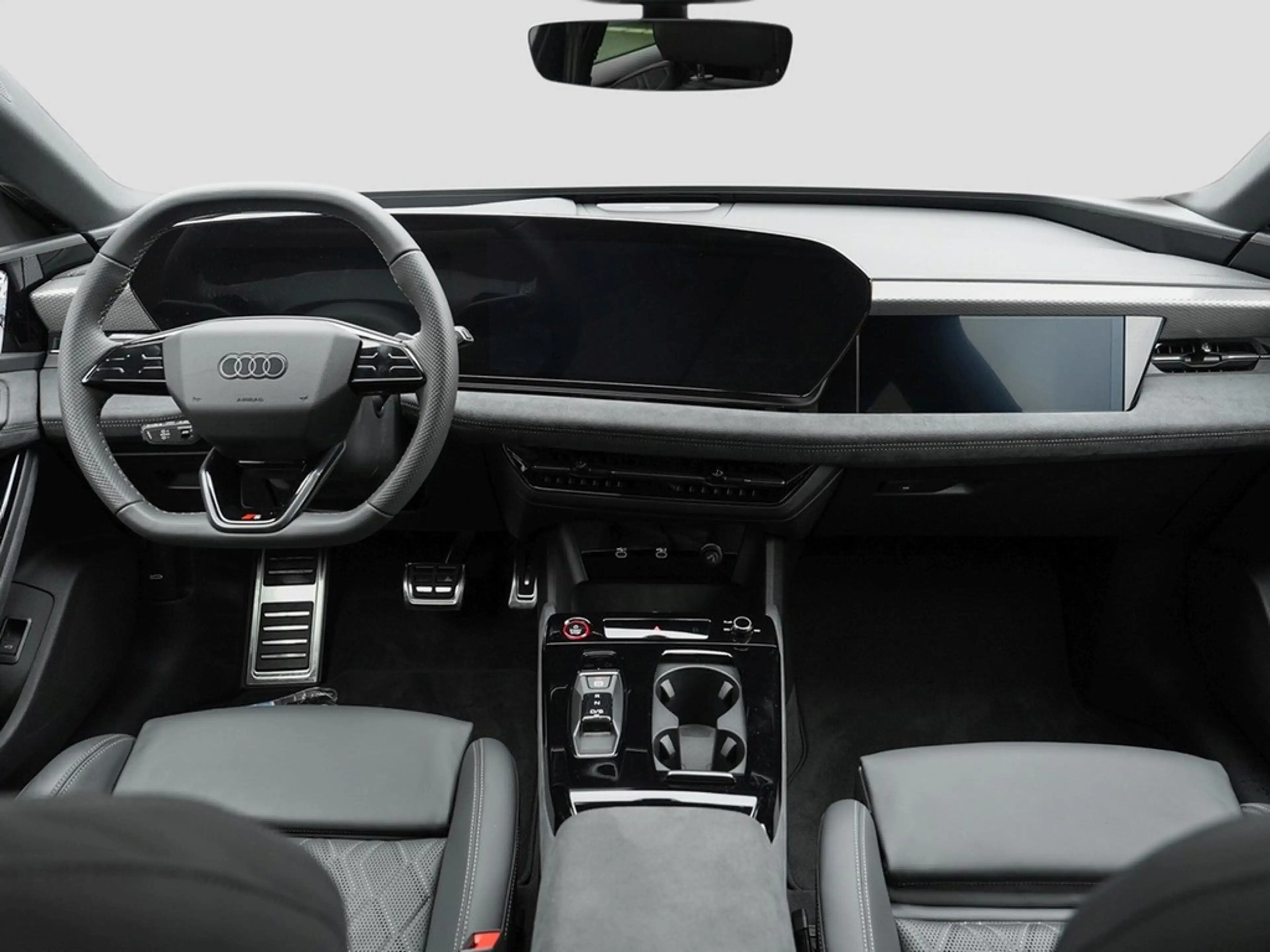 Audi S6 e-tron Avant edition one grey Matrix, B+O, — photo 9
