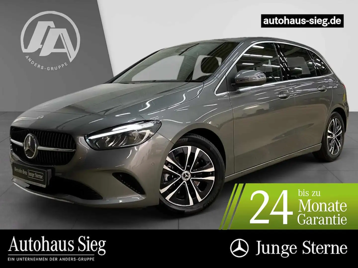 Mercedes-Benz B 200 Progressive Adv+MBUX+LED+Kam+AHK+EASY+SHZ Gris - 1