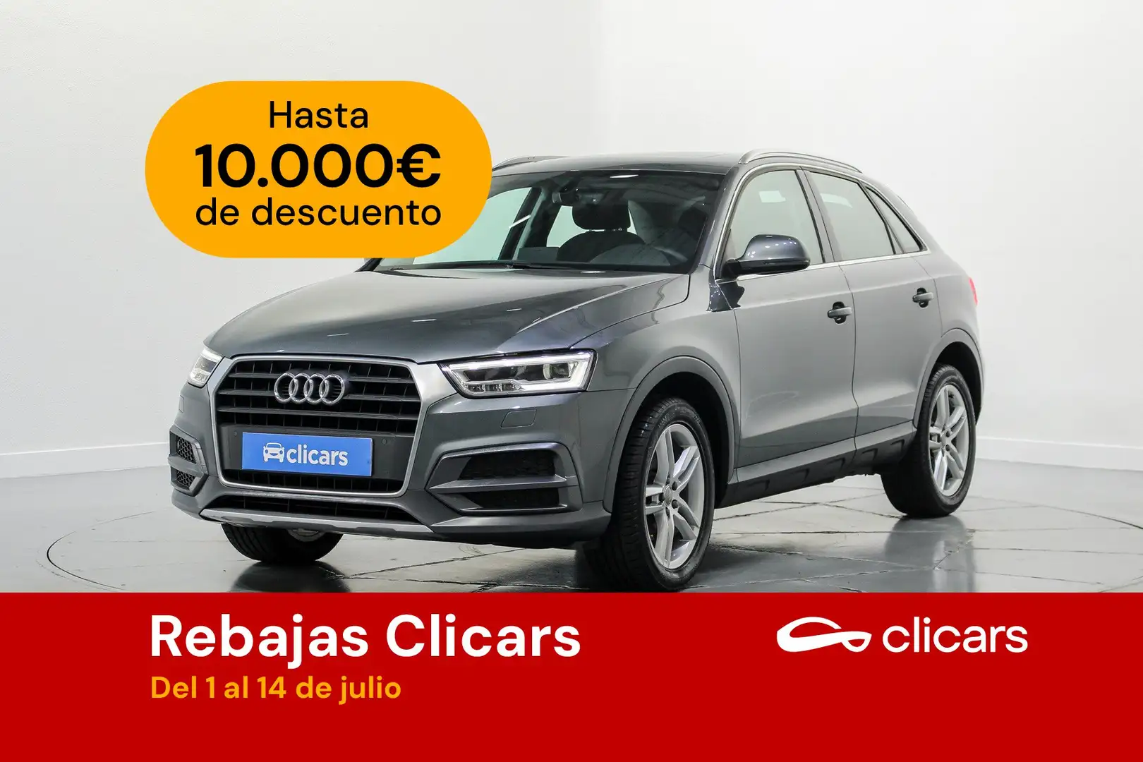 Audi Q3 1.4 TFSI CoD Design edition Gris - 1