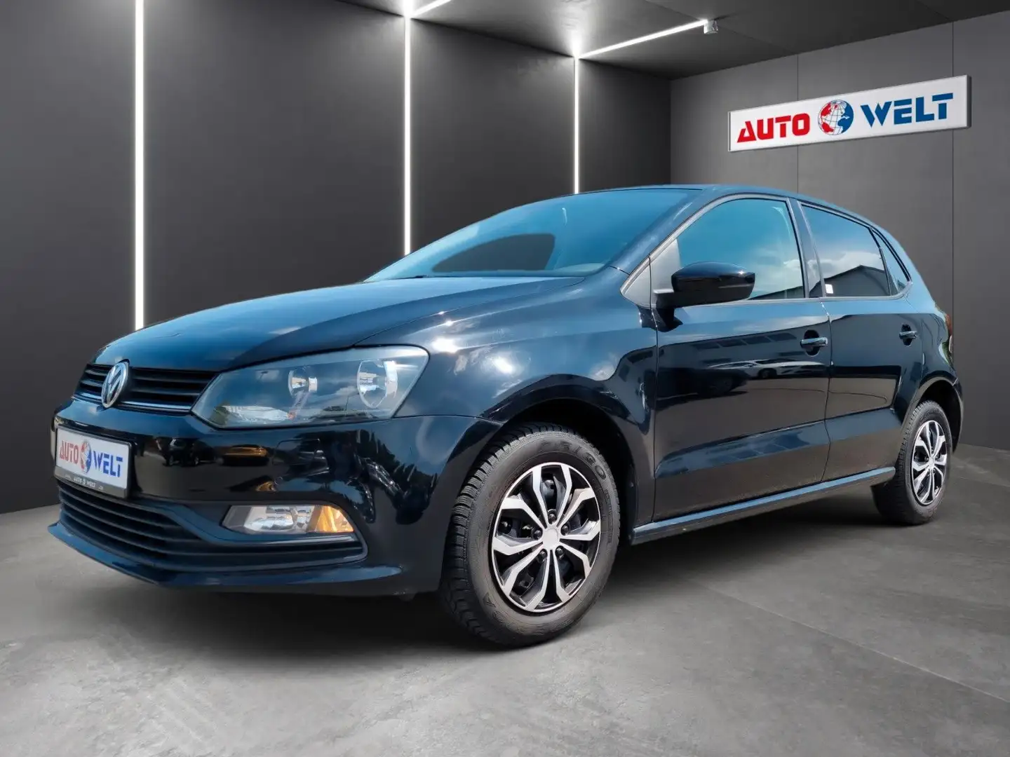 Volkswagen Polo 1.0 5-trg. Klima Sitzhzg Parkhilfe v+h Noir - 1