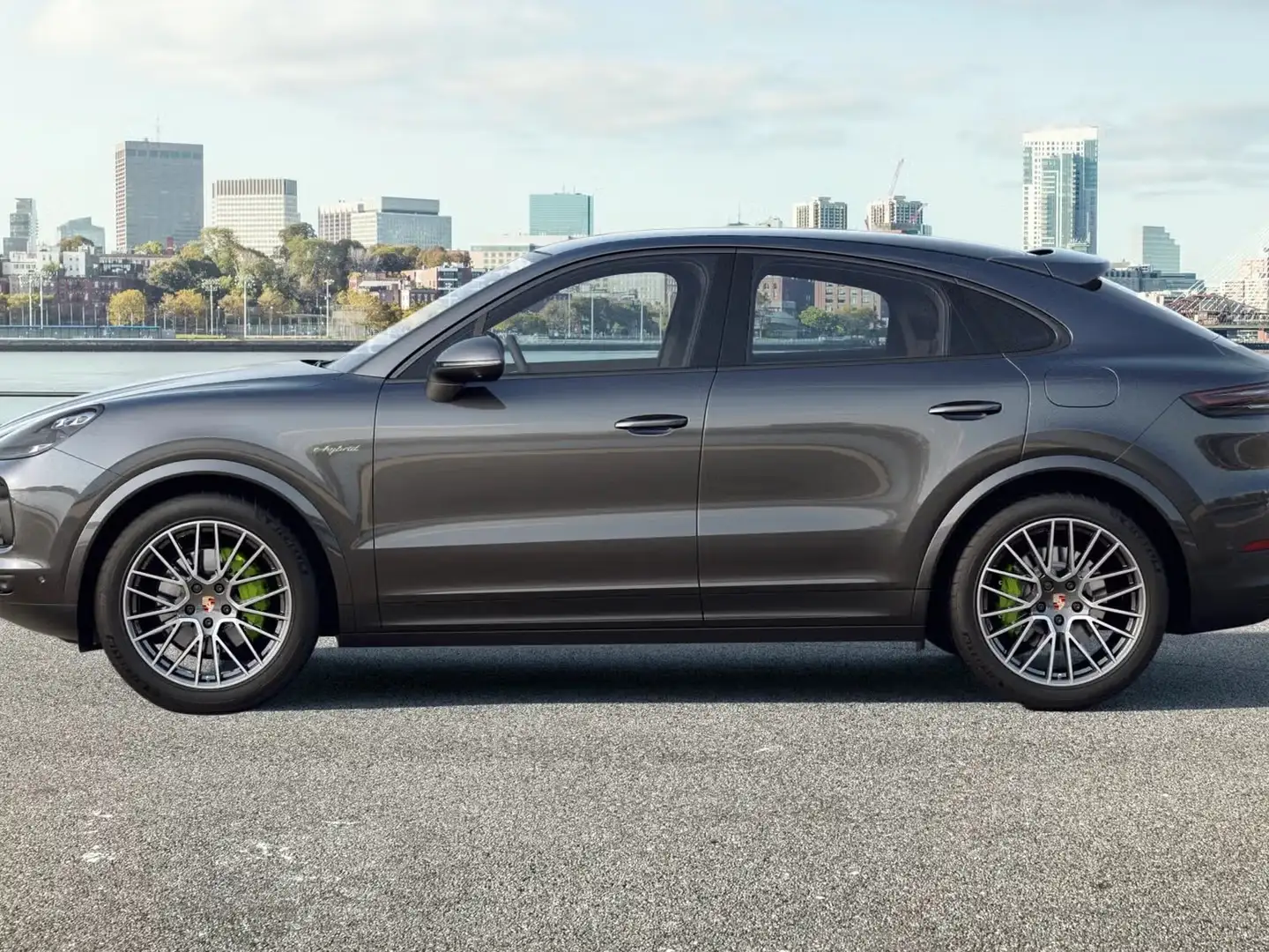 Porsche Cayenne coupe 3.0 e-hybrid tiptronic Grigio - 2