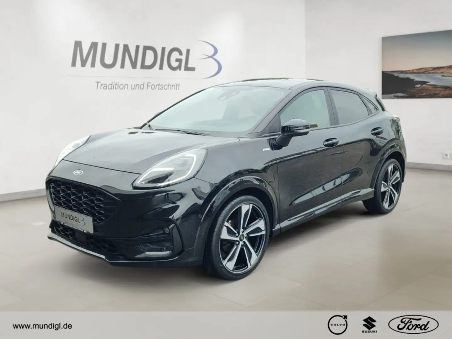 Ford Puma ST-Line X 1.0 EcoBoost Mild Hybrid Navi Digitales Noir - 1