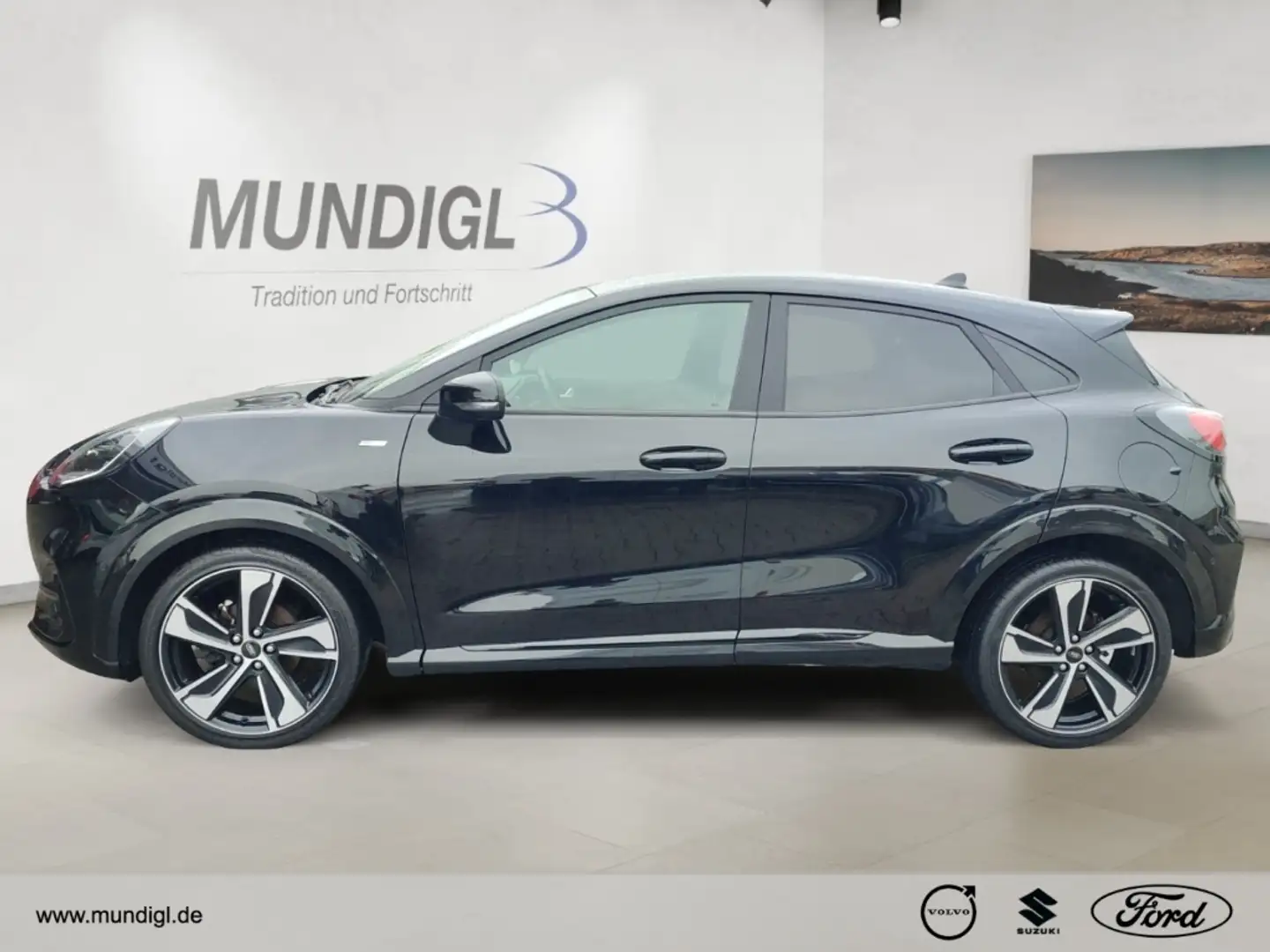 Ford Puma ST-Line X 1.0 EcoBoost Mild Hybrid Navi Digitales Noir - 2