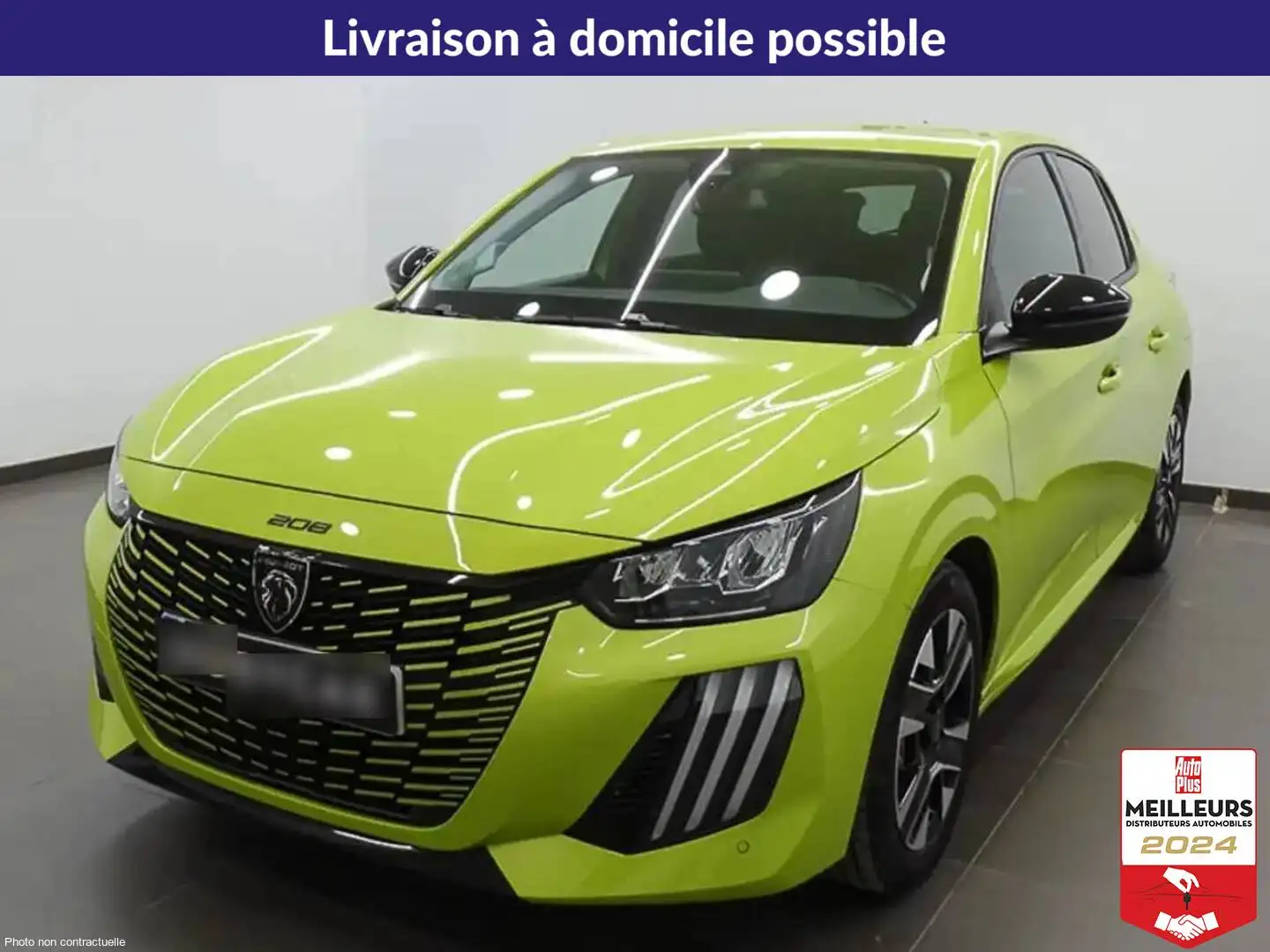 Peugeot 208 Hybrid 110 e-DCS6 Allure +Pack Access Jaune - 1
