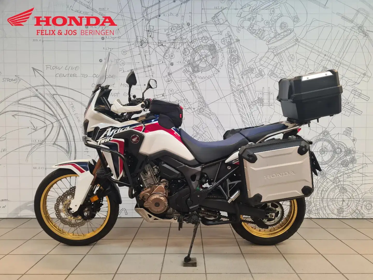 Honda CRF 1000 Dct Africa Twin Blanc - 2