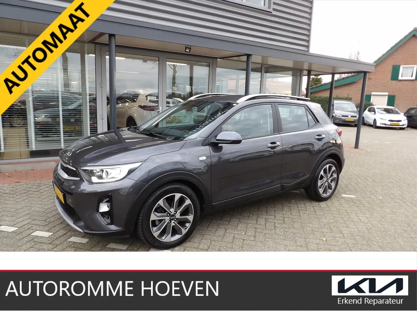 Kia Stonic 1.0 Turbo AUTOMAAT DynamicLine Org. Ned. Gris - 1