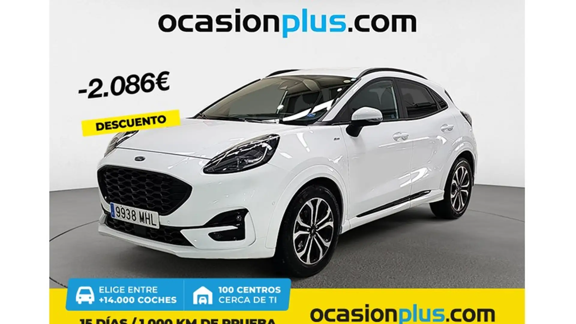 Ford Puma 1.0 EcoBoost MHEV ST-Line Aut. 125 Wit - 1