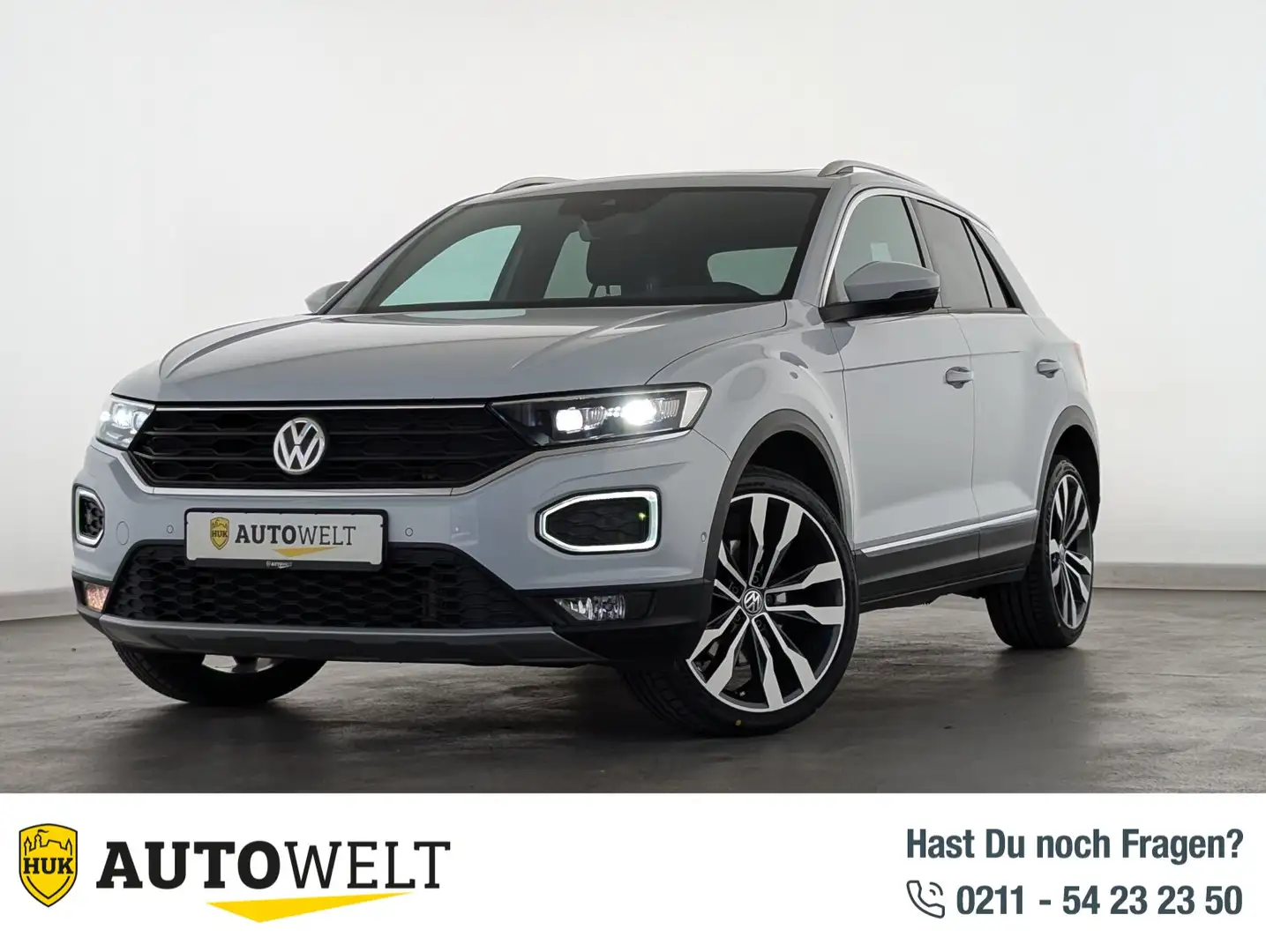Volkswagen T-Roc T-Roc 2.0 TSI Sport 4Motion LED+NAV+AHK+PANO+ACC Срібний - 1